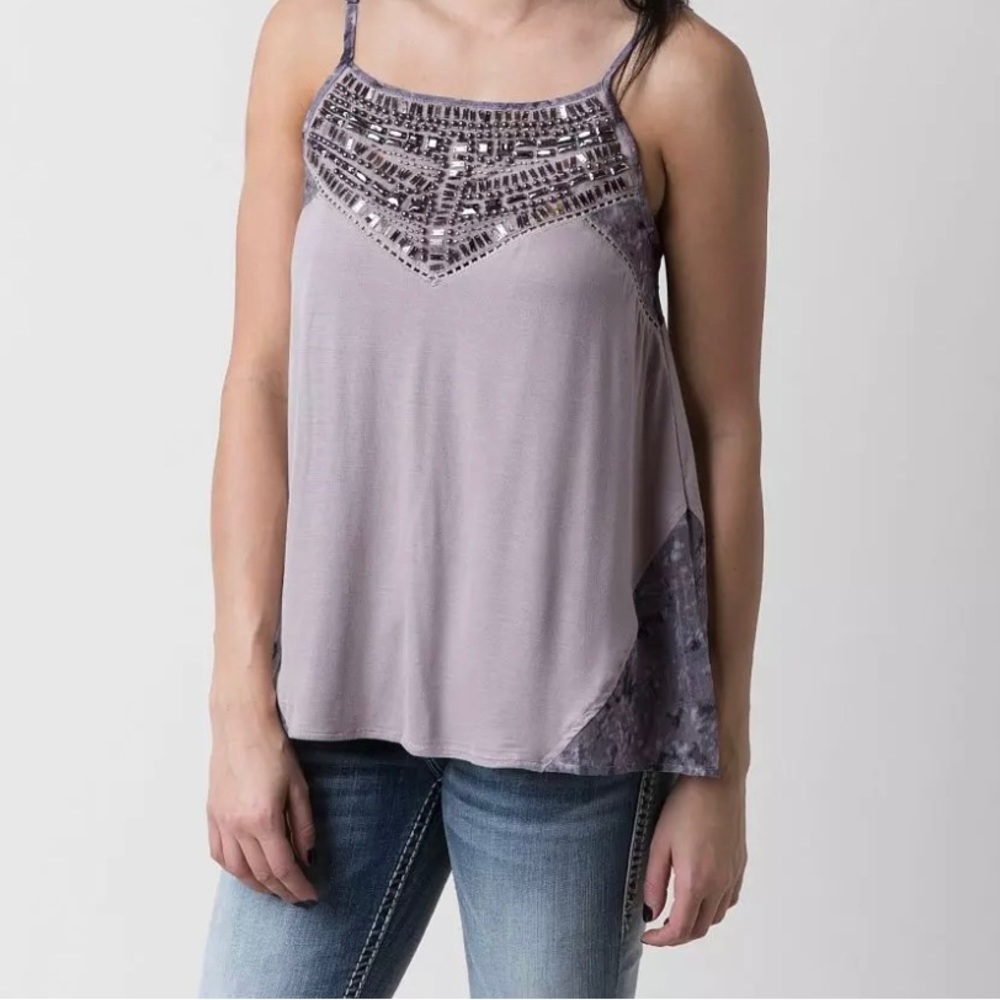 BKE Boutique Embellished Tank Top Size Medium